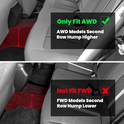 LASFIT Floor Mats for Hyundai Sonata AWD 2020-2026 / Kia K5 2021-2025 - Image 4