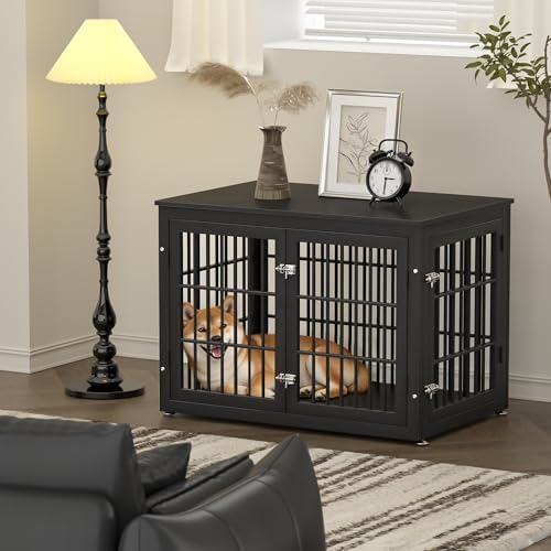 rehomerance 38" Heavy Duty Dog Crate Furniture for Large and Medium Dogs - Image 2
