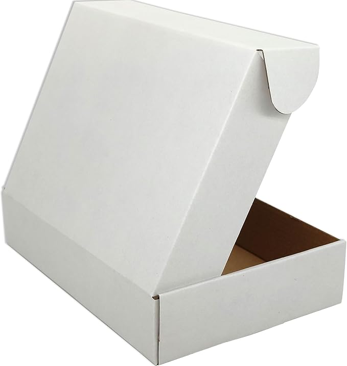 Small White Shipping Boxes for Small Business Pack of 25-7x5x2 inches Cardboard - Image 4