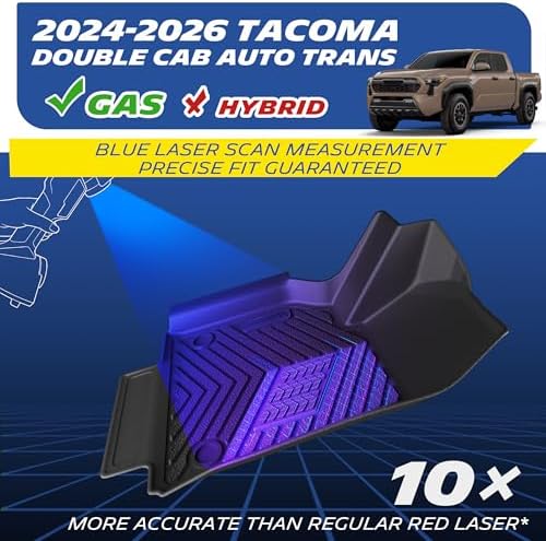 Michelin Vehicle Mats for 2024-2026 Toyota Tacoma Double Cab Auto Tran - Image 4