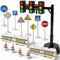Traffic Light Toy with LED and Sound, Traffic Lights Set for Kids 3-7 by Unknown