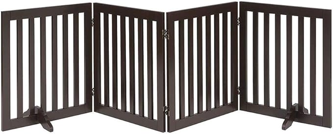 unipaws 24" H Free Standing Pet Gate by unipaws
