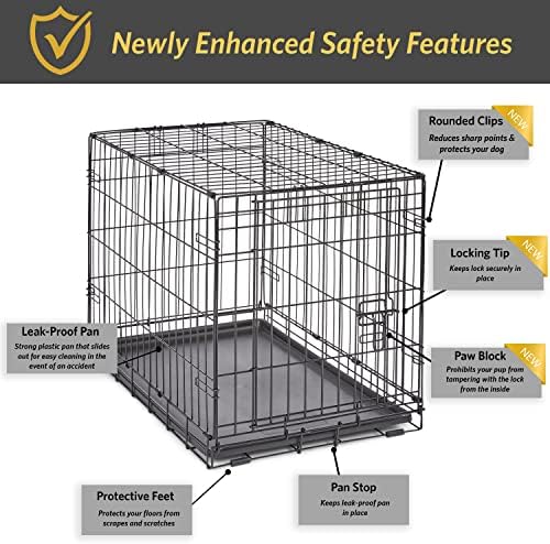 New World by Midwest 30-Inch Single Door Crate, Medium Breeds, 21-40 lbs - Image 4