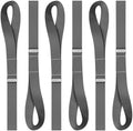 Soft Loop Tie Down Straps - 1,500 Load Capacity & 4,500 Lbs Breaking Strength - 6 Pack - Loops for Securing ATV, UTV, Motorcycles, Scooters, Dirt Bikes, Lawn & Garden Equipment - by AUGO by AUGO