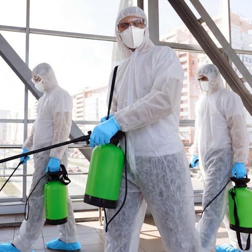 Unittype 15 Set Hazmat Suits Disposable Protective Coveralls Heavy Duty Full Body Painters Suit Breathable Waterproof - Image 6