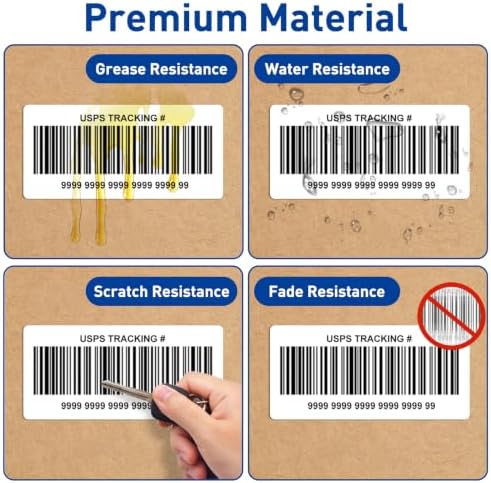 ESSENTIAL 2.25" x 4" Direct Thermal Labels, 1" Core (350 Labels, 1 Roll) - Image 5