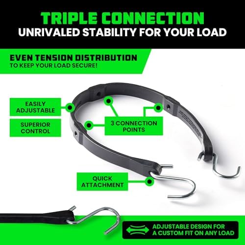 Rhino USA Rubber Bungee Cords with Hooks (12-Pack) - Heavy Duty Outdoor - Image 4