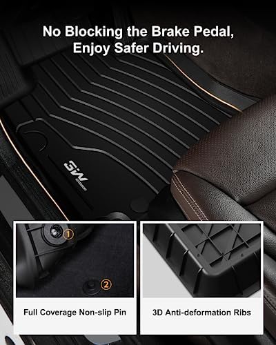 3W Floor Mats & Cargo Liner Fit for Mercedes Benz GLC 2016-2022 - Image 5