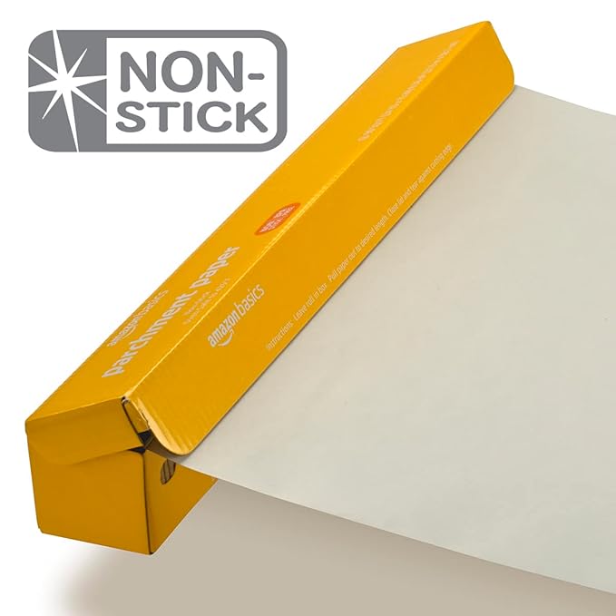 Amazon Basics Parchment Paper for Baking, 90 Sq Ft Roll, 2 Pack - Image 4