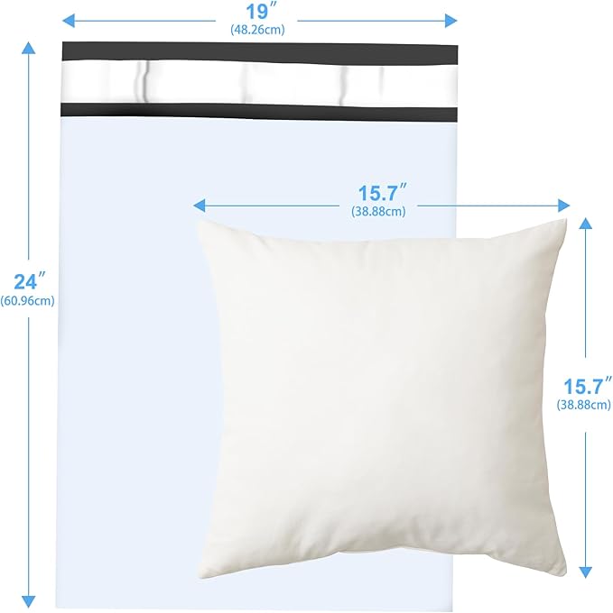 Large Poly Mailers 19x24 Inch 100 Pack, Shipping Bags - Image 2