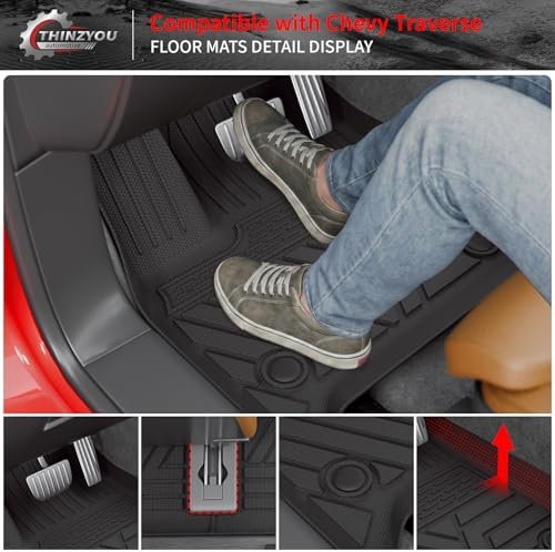 Floor Mats for 2018-2023 Chevrolet Traverse 7 Seat - Image 3