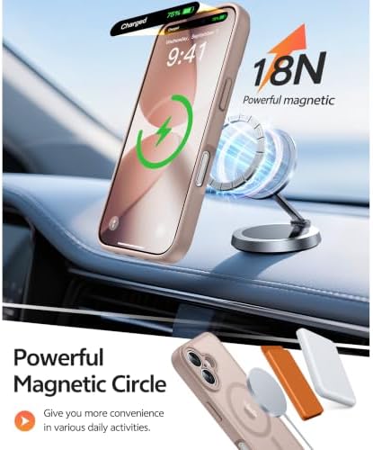 FNTCASE for iPhone 17 Case, Compatible with Magsafe, Glass Screen Protector - Image 3