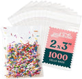 2x3 Self Sealing Cellophane Bags (1000 Pack) - Clear Cookie Bags With Seal by PackItChic