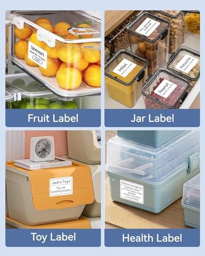 NIIMBOT Thermal Label Tape 40×30mm 230 Labels/Roll, 3 Packs White - Image 4