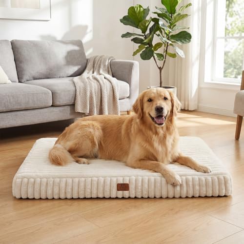 Orthopedic Dog Bed for XL Dog, Waterproof Washable Pet Bed for Crate by DOPEDIO