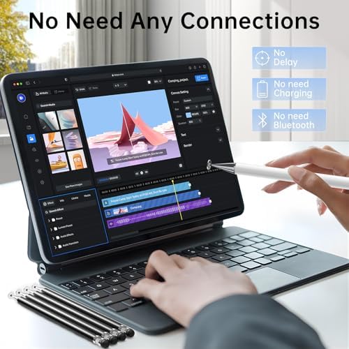 Bopomofo Stylus(10 Pcs),2-in-1 Stylus Pen for Touchscreen,Capacitive Stylus - Image 4