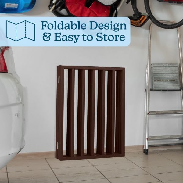 Pet Gate - 4-Panel Indoor Foldable Dog Fence - Image 6