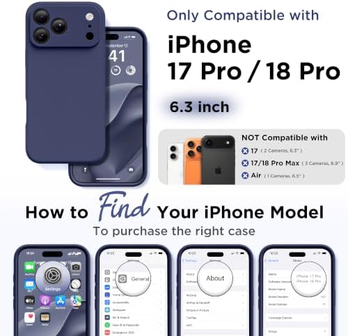 GolbinBox Magnetic for iPhone 18 Pro Case/17 Pro Case, Midnight Blue - Image 2