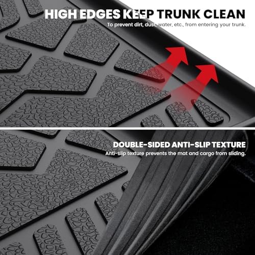 LASFIT Cargo Mat for Jeep Wrangler JK 2011-2018 4 Doors Without Subwoofer - Image 6