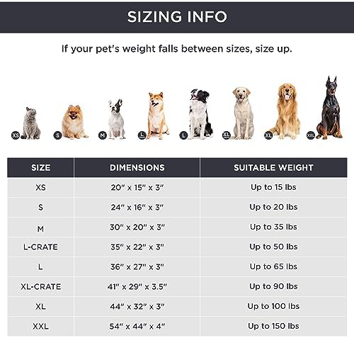 Bedsure Washable Dog Bed Medium Size Dog with Comfy Sherpa, 30IN Dark Grey - Image 6