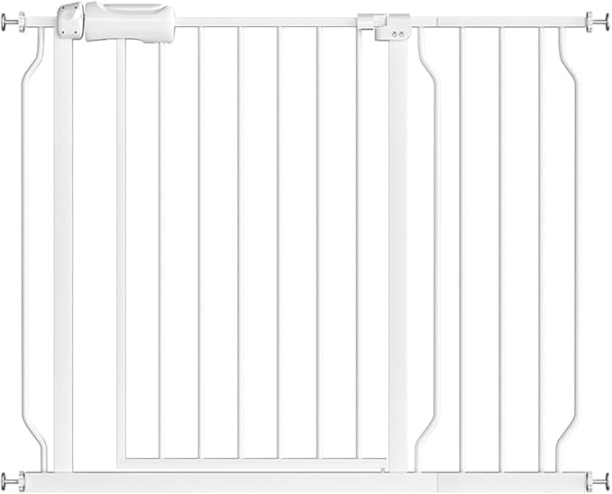 Baby Gate for Doorways Stairs Hallway 38.5 to 43.5 Inch Wide, Walk Through by FairyBaby