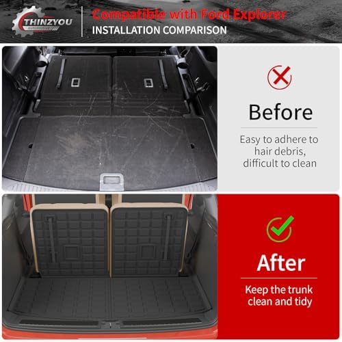 Floor Mats Set for 2020-2026 Ford Explorer 6 Seat - Image 6