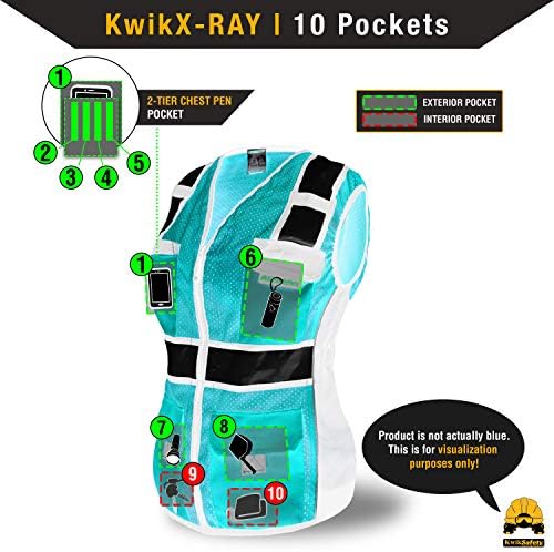 KwikSafety RoadBOSS Econ & Premium Safety Vest for Women Class 2 ANSI OSHA - Image 6