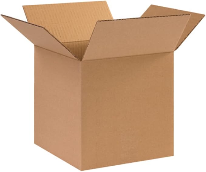 Secure Seal - 10x10x10 Pack of 25 Corrugated Cardboard Packing Shipping Mailing by Secure+Seal