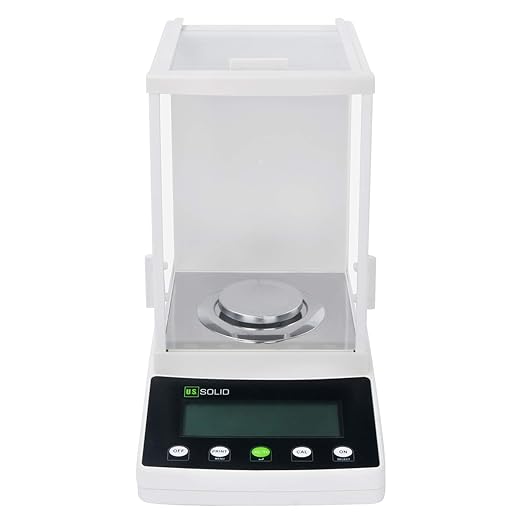 U.S. Solid 1mg Precision Balance, 1200g x 0.001g Analytical Lab Scale - Image 3