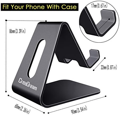 CreaDream Phone Stand Holder, Aluminum Phone Stand for Desk - Image 5