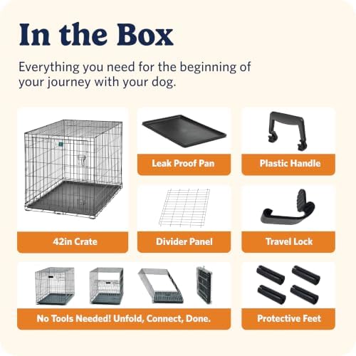 LifeStages by MidWest 42-Inch Single Door Crate, Large Breeds, 71-90 lbs - Image 3