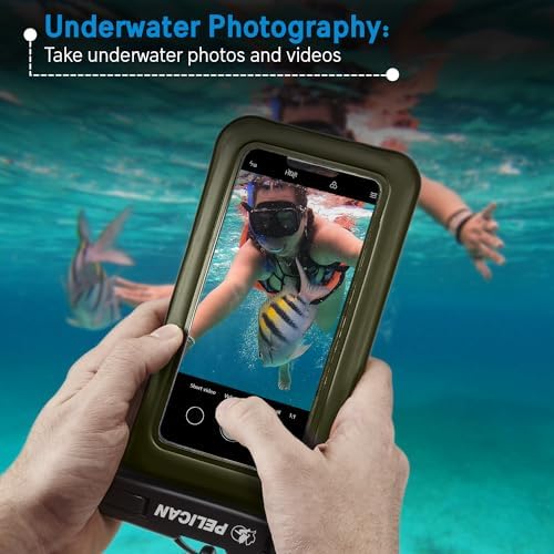 Pelican 2 Pack Marine Waterproof Phone Pouch (Regular) - Olive Green - Image 4