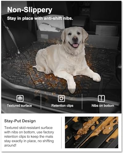 Kiwi Master Floor Mats & Cargo Mat for 2014-2018 Jeep Wrangler JK 4-Door - Image 6