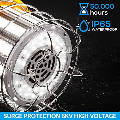 LEONLITE 100W LED Temporary Work Light, 5000K with Surge Protector - Image 4