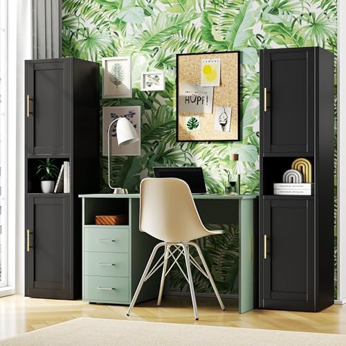 16 inch Wide Pantry Cabinet with Adjustable Shelves, Narrow Storage Cabinet - Image 2