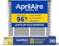 Genuine AprilAire 210 Replacement Filter for AprilAire Whole-House Air Purifiers - MERV 11, Clean Air & Dust, 20x25x4 Air Filter (Pack of 1) by AprilAire