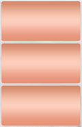 Royal Green Metallic Labels Stickers 4 inch x 2 inch Rectangle Label in Rose by RoyalGreen