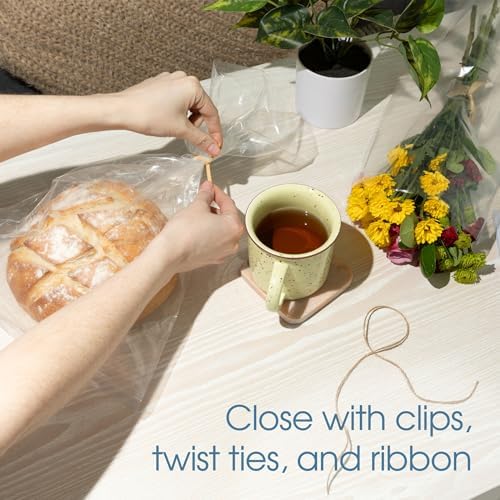 10" X 15" Open-End Flat Poly Bags (100 Count) - 2 Mil Plastic Clear Bags - Image 5