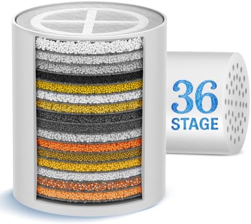 Shower Filter Cartridge, Replacement for 36-Stage Nickel System, Easy Fit by Adamson