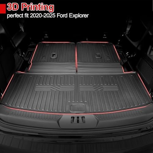 Floor Mats for 2020-2026 Ford Explorer Accessories 7 Seats Set - Image 4