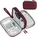 FYY Electronic Organizer, Travel Tech Pouch Bag, Medium, Wine Red by FYY