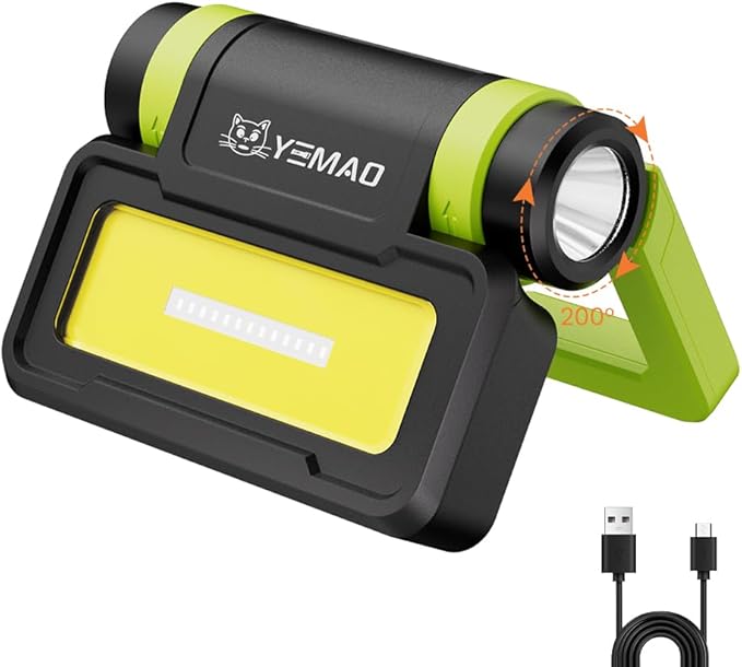 Yemao Led Work Light Rechargeable, Small Portable Work Light by yemaolighting