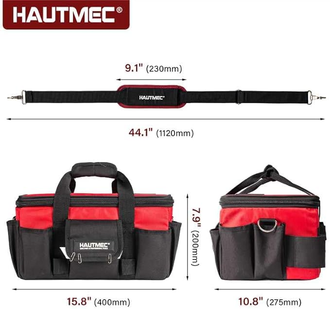 HAUTMEC 16-Inch Multi-Function Tool Bag - Image 2