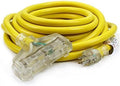 XtremepowerUS 25FT 10-Gauge Extension Power Cord Contractor Outdoor/Indoor 125V by XtremepowerUS