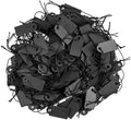 200Pcs Black Price Tags Gift Tags with Elastic String 1×0.47 Inch by Prudiut