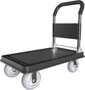 WUD Push Cart, Folding Mobile Platform Trolley, Thickened and Reinforced by WUD