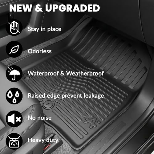 AUXKO Floor Mats Cargo+Backrest Mat for Kia Telluride 2027 Gas Not Hybrid - Image 4