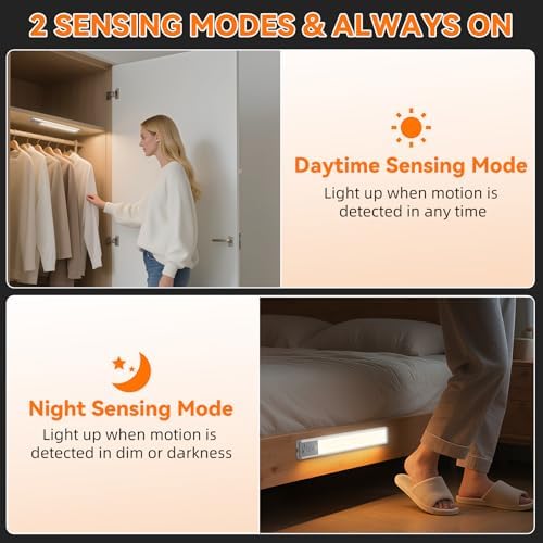Under Cabinet Lighting Wireless, 15inch Motion Sensor Light Indoor, 3Pack - Image 5