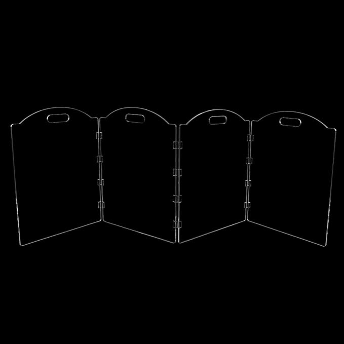 Clear Acrylic Freestanding Dog Gates - Image 8