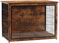 DWANTON 43.3" XXL Dog Crate Furniture with Cushion, Large Dog Kennel Indoor by DWANTON
